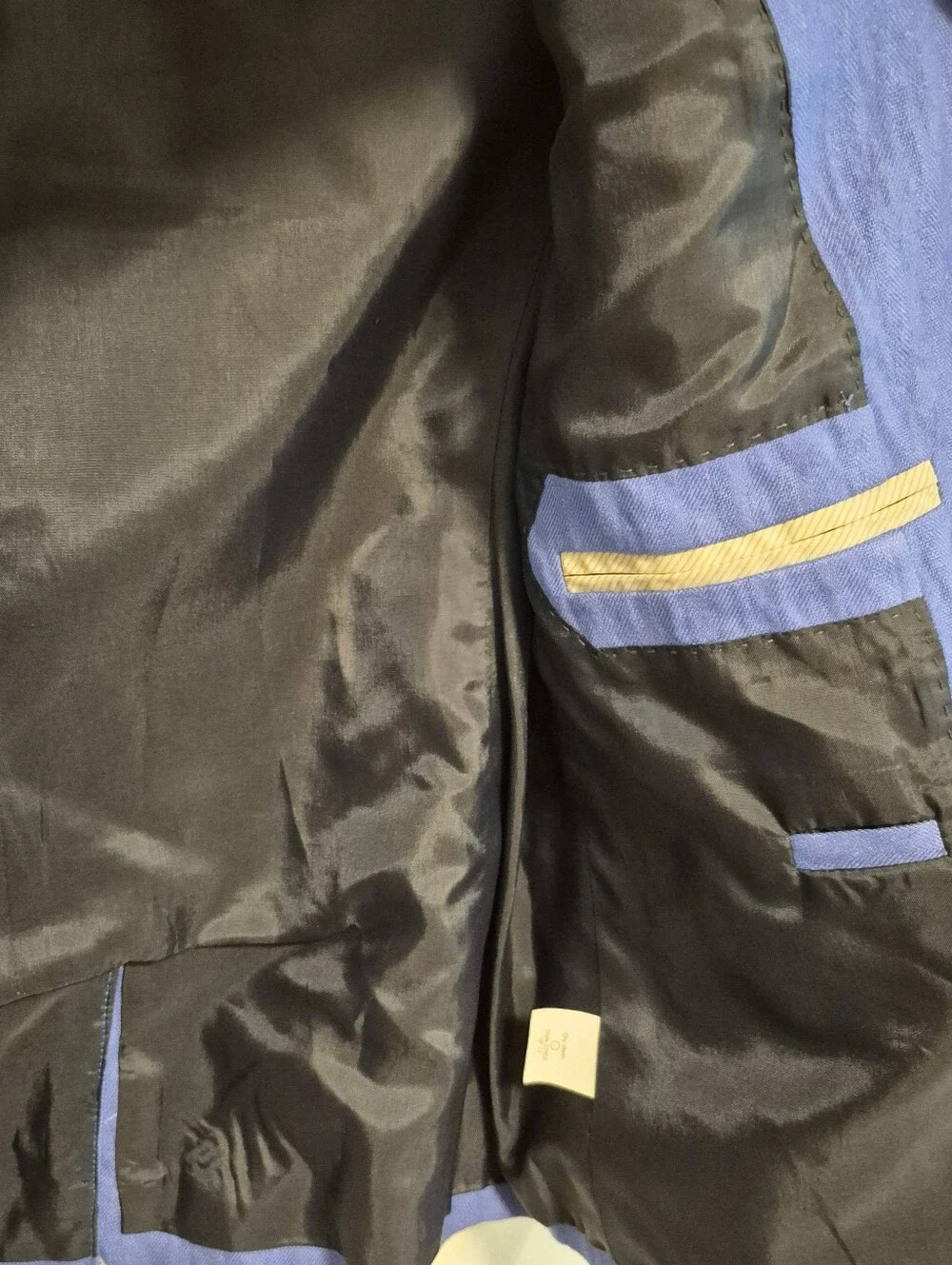 J. Crew Schoolboy Blazer Jacket Cobalt Blue Linen Blend 2010 Women's Size 6